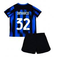 Dres Inter Milan Federico Dimarco #32 Domaci za djecu 2023-24 Kratak Rukav (+ kratke hlače)